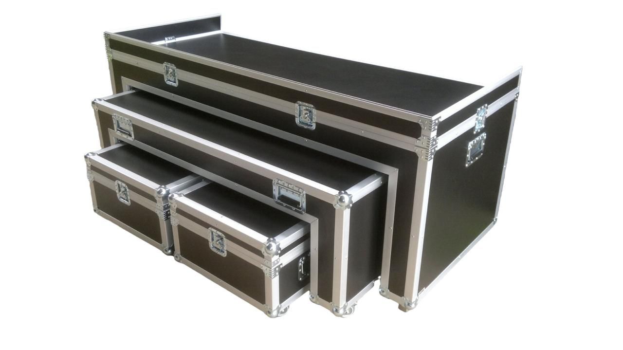 Case TurtleCases para equipamento eletrônico com compartimentos modulares e espuma anti-estática